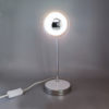 1970s Gorgeous White Eyeball Table Lamp by Veneta Lumi. Made in Italy