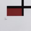 1970s Original Gorgeous Piet Mondrian "Opposition of Lines" Limited Edition Lithograph