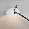 1970s Stunning White Table Lamp "Alina" by Valenti with Box. Made in Italy