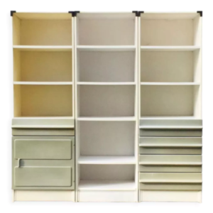 Set of 3 cabinets by Guy Bernard for Meurop. Vintage 70s