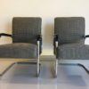 Bauhaus Tubular Steel Pair of Armchairs by Hynek Gottwald Model EK 32, 1930s