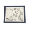 P. De Minter: ' Esoteric naked couple '. Large serigraphy