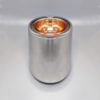 1960s Stunning Ice Bucket by Aldo Tura for Macabo. Made in Italy