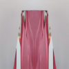 1960s Astonishing Pink Vase By Flavio Poli for Seguso. Made in Italy