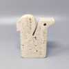 1970s Original Big Travertine Squirrel Sculpture by Enzo Mari for F.lli Mannelli