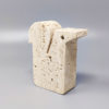 1970s Original Big Travertine Squirrel Sculpture by Enzo Mari for F.lli Mannelli