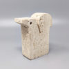 1970s Original Big Travertine Squirrel Sculpture by Enzo Mari for F.lli Mannelli