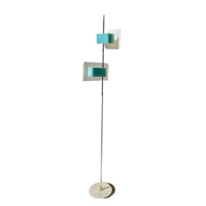 Stilnovo Milano Italian Floor Lamp w. Carrara Marble Base
