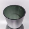 1970s Dark Green Vase by Ca dei Vetrai in Murano Glass. Made in Italy