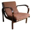 Pair of 1950's armchairs by Kropacek and Kozelka for Interier Praha Pair of 1950's armchairs by Kropacek and Kozelka for Interier Praha