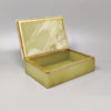 1960s Astonishing Green Onyx Box. Made in Italy