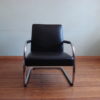 Vitra Visalounge brown Leather Armchair by Antonio Citterio