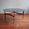 Knut Hesterberg Glass and Chrome Coffee table