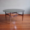 Knut Hesterberg Glass and Chrome Coffee table