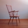 Hermann Fleiner Cherrywood armchair by Albert Haberer