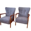 Pair of Lambswool Armchairs by Fritz Hansen Pair of Lambswool Armchairs by Fritz Hansen
