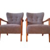 Pair of Lambswool Armchairs by Fritz Hansen Pair of Lambswool Armchairs by Fritz Hansen