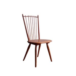 Hermann Fleiner Cherrywood armchair by Albert Haberer