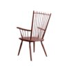 Hermann Fleiner Cherrywood armchair by Albert Haberer