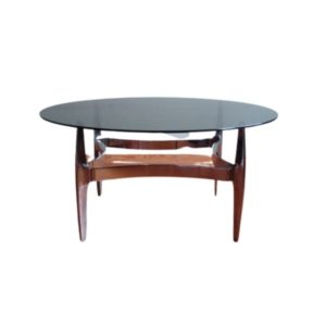 Knut Hesterberg Glass and Chrome Coffee table