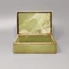 1960s Astonishing Green Onyx Box. Made in Italy