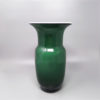 1970s Gorgeous Green Pair of Vases in Murano Glass by Carlo Nason. Made in Italy