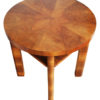 1940's Walnut Circular Side Table 1940's Walnut Circular Side Table
