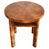 1940's Walnut Circular Side Table 1940's Walnut Circular Side Table