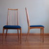 Veil Cherrywood Dining Chairs by Ernst Martin Dettinger, Set of 4