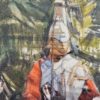 Eric Mason painting `Up the Mall`, large oil on canvas, signed, 1970 English