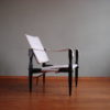 Wilhelm Kienzle vintage safari armchair, beech & canvas Wilhelm Kienzle vintage safari armchair, beech & canvas