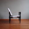 Wilhelm Kienzle vintage safari armchair, beech & canvas Wilhelm Kienzle vintage safari armchair, beech & canvas
