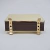 Vintage brass magazine rack, Neoclassical, by Peerage Brass, 1960`s ca, English Vintage brass magazine rack, Neoclassical, by Peerage Brass, 1960`s ca, English