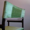 Vintage Rattan Directors Chairs, Set of 2