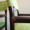 Vintage Rattan Directors Chairs, Set of 2