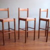 Vintage Rarstools, attributed to Vico Magistretti for Cassina, Set of 3