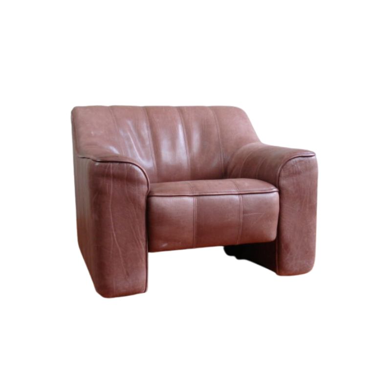 de Sede cognac colored DS-44 “Neckleder” armchair