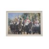 Eric Mason painting `Up the Mall`, large oil on canvas, signed, 1970 English