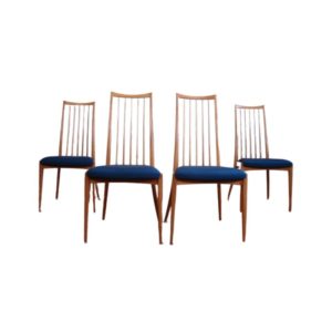 Veil Cherrywood Dining Chairs by Ernst Martin Dettinger, Set of 4