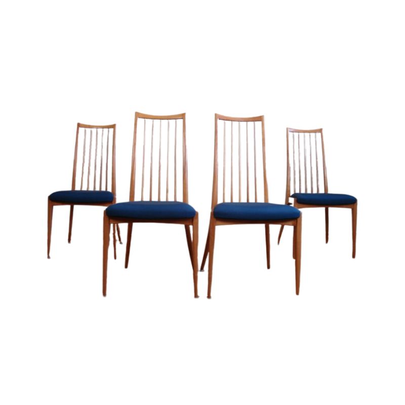 Veil Cherrywood Dining Chairs by Ernst Martin Dettinger, Set of 4