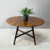 Ercol 1950’s ‘Old Colonial 377” blue label drop leaf table