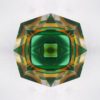 1960s Gorgeous Big Green Ashtray or Catchall by Flavio Poli for Seguso. Made in Italy