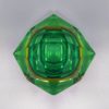 1960s Gorgeous Big Green Ashtray or Catchall by Flavio Poli for Seguso. Made in Italy