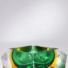 1960s Gorgeous Big Green Ashtray or Catchall by Flavio Poli for Seguso. Made in Italy