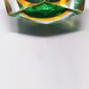 1960s Gorgeous Big Green Ashtray or Catchall by Flavio Poli for Seguso. Made in Italy