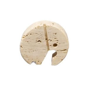 1970s Original Travertine Elephant Sculpture by Enzo Mari for F.lli Mannelli