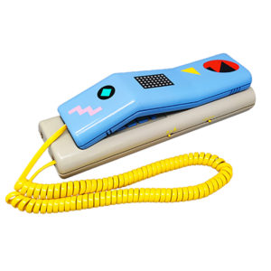 1980s Gorgeous Swatch Twin Phone "Deluxe". Memphis Style