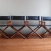 McGuire X-Chairs Directors Safari Chairs, Set of 4