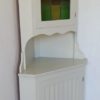 White corner cabinet Sweden 70s. White corner cabinet Sweden 70s.