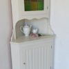 White corner cabinet Sweden 70s. White corner cabinet Sweden 70s.